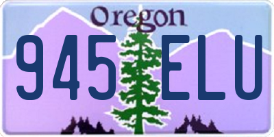 OR license plate 945ELU