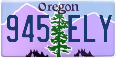 OR license plate 945ELY