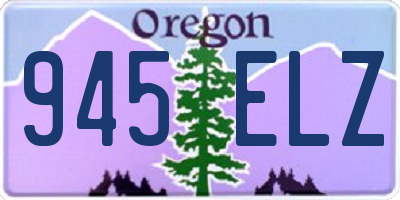 OR license plate 945ELZ