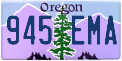 OR license plate 945EMA