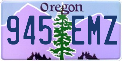 OR license plate 945EMZ