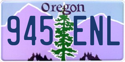 OR license plate 945ENL
