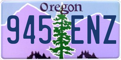 OR license plate 945ENZ