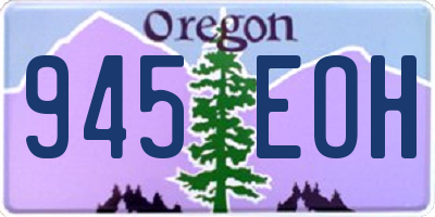 OR license plate 945EOH