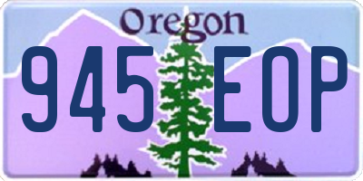 OR license plate 945EOP
