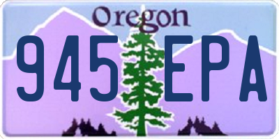 OR license plate 945EPA