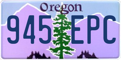 OR license plate 945EPC