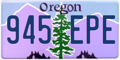 OR license plate 945EPE