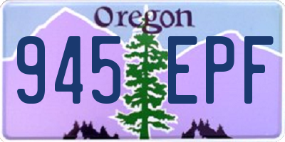 OR license plate 945EPF