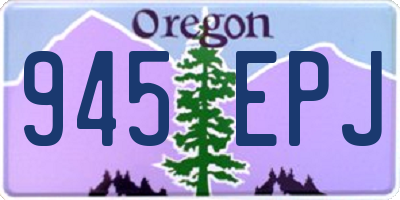 OR license plate 945EPJ