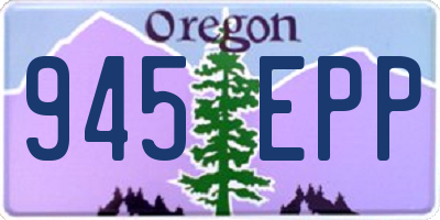 OR license plate 945EPP