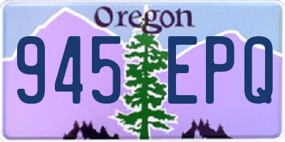 OR license plate 945EPQ