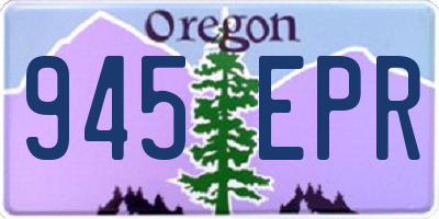 OR license plate 945EPR