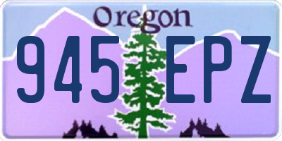 OR license plate 945EPZ