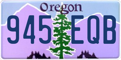 OR license plate 945EQB