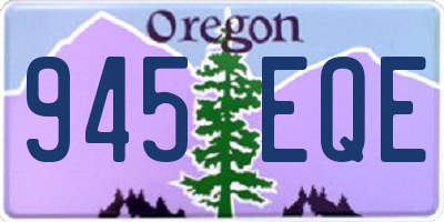 OR license plate 945EQE
