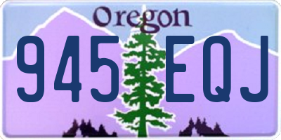 OR license plate 945EQJ