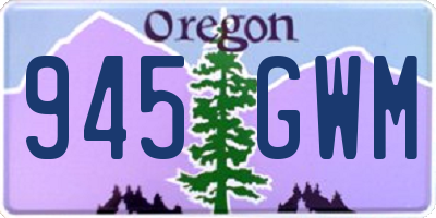 OR license plate 945GWM