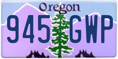 OR license plate 945GWP