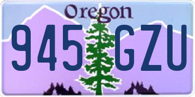 OR license plate 945GZU