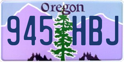 OR license plate 945HBJ