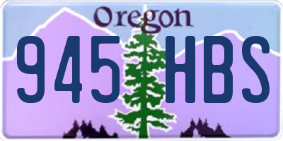 OR license plate 945HBS
