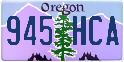OR license plate 945HCA