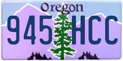 OR license plate 945HCC