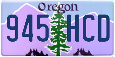 OR license plate 945HCD