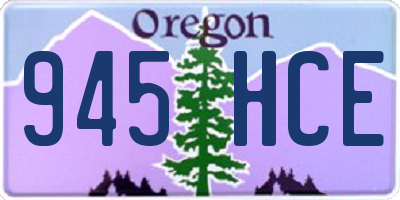 OR license plate 945HCE