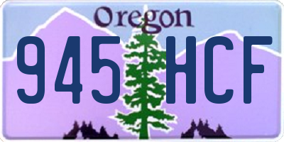 OR license plate 945HCF