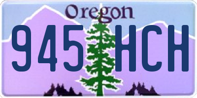 OR license plate 945HCH