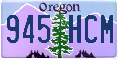 OR license plate 945HCM