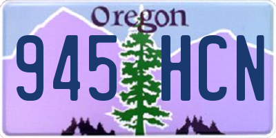 OR license plate 945HCN