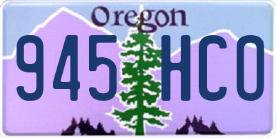 OR license plate 945HCO