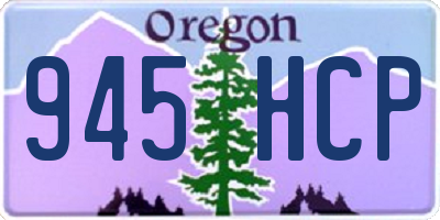 OR license plate 945HCP