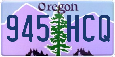 OR license plate 945HCQ
