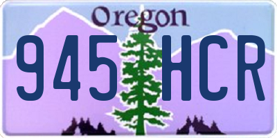 OR license plate 945HCR