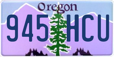 OR license plate 945HCU