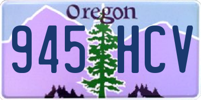 OR license plate 945HCV