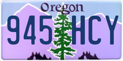 OR license plate 945HCY