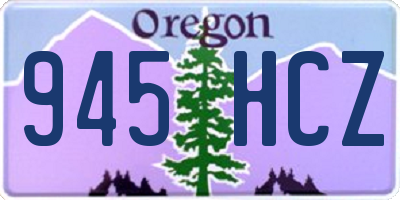 OR license plate 945HCZ