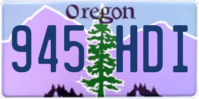 OR license plate 945HDI