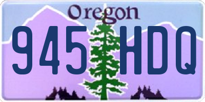 OR license plate 945HDQ