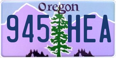 OR license plate 945HEA