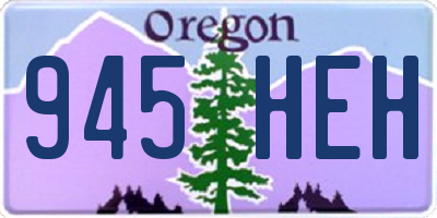 OR license plate 945HEH