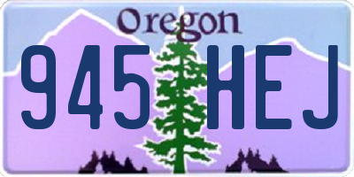 OR license plate 945HEJ