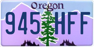 OR license plate 945HFF