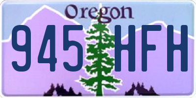 OR license plate 945HFH