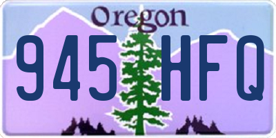 OR license plate 945HFQ